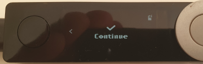 The continue option